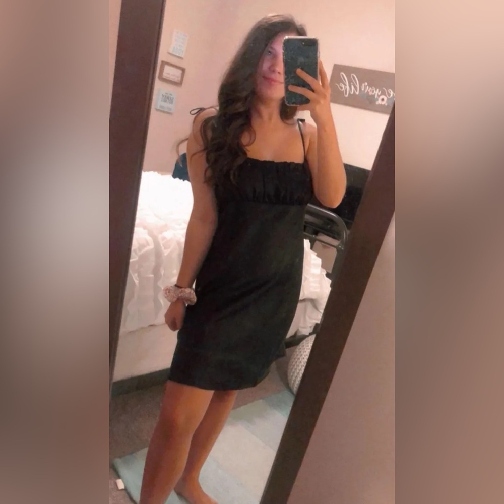 Black Slip Dress, Size Small